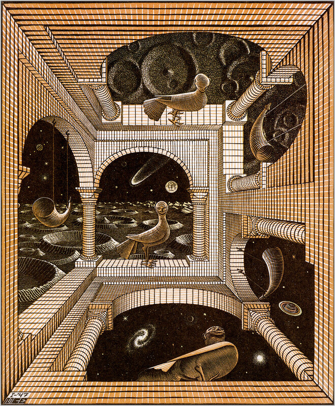 Surreal Architectural Scene