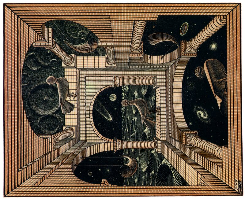 Surreal Architectural Structure — Brown