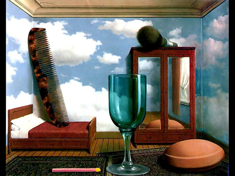 Surreal Bedroom Scene