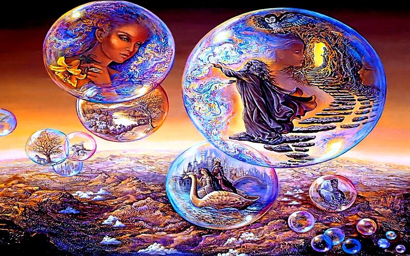 surreal bubbles of dreams