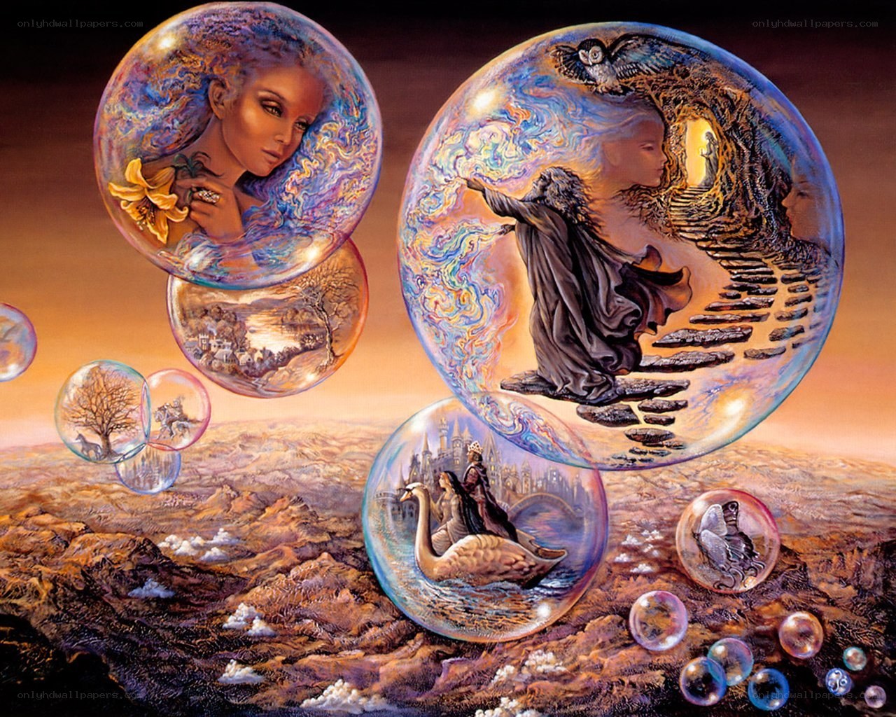 surreal bubbles of dreams