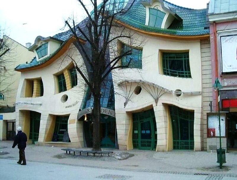 Surreal building in Prague