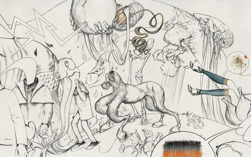 surreal creature chaos
