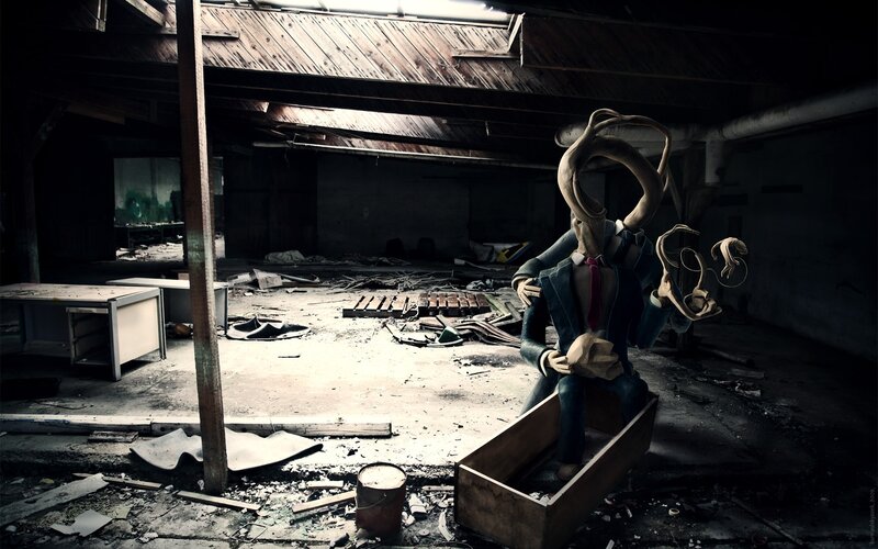 Surreal Creature in Box