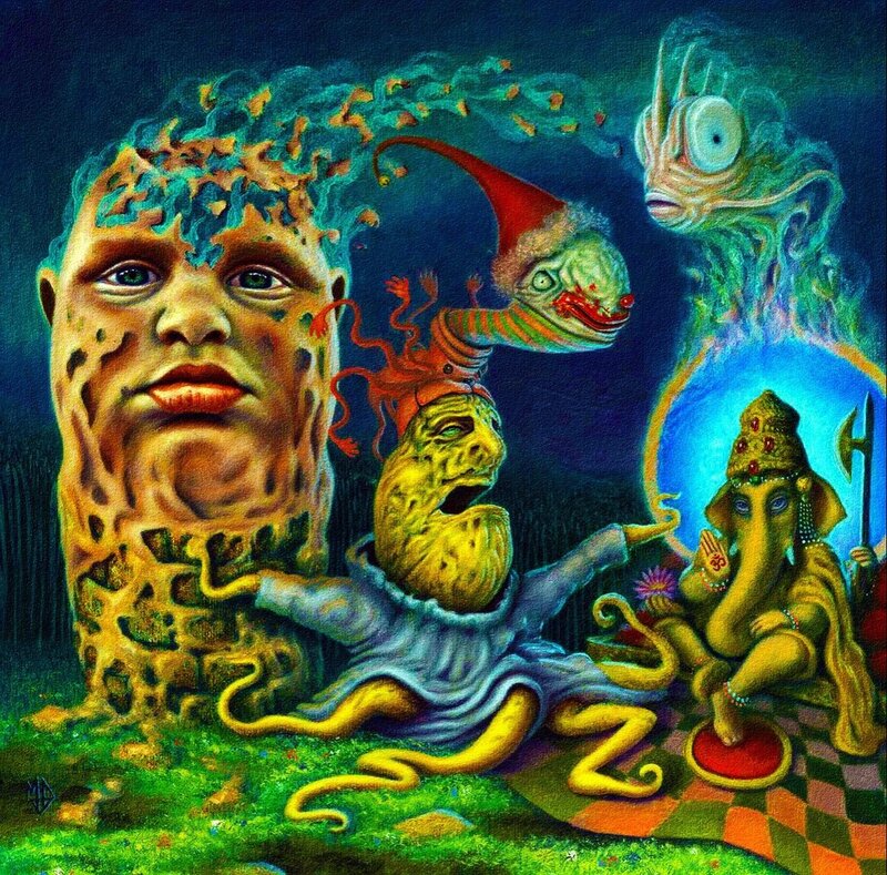 Surreal Creatures on Grass