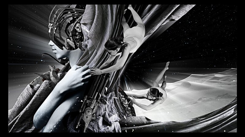 surreal digital art collage