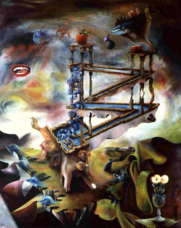 Surreal dream landscape