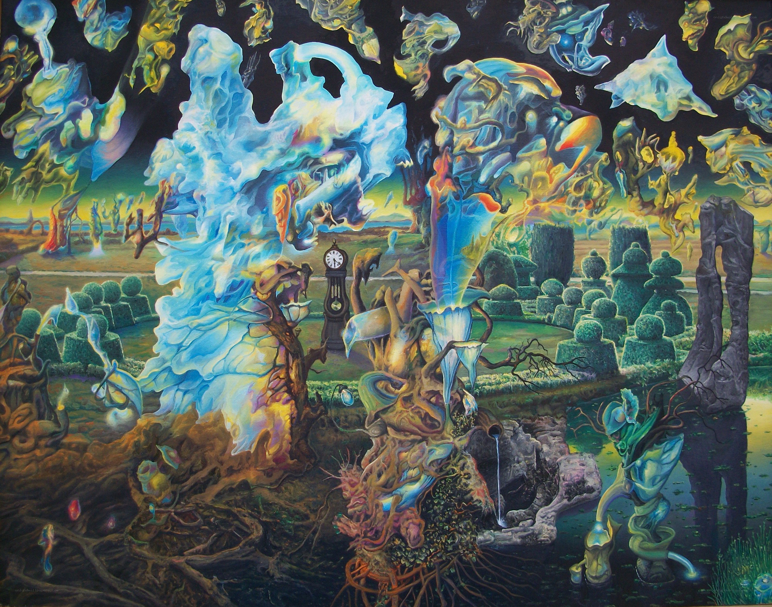 Surreal dream landscape