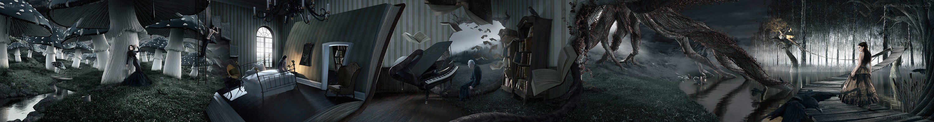 surreal dream world