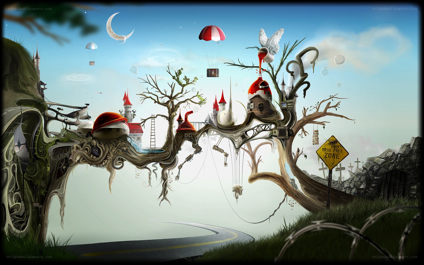 surreal dreamlike landscape