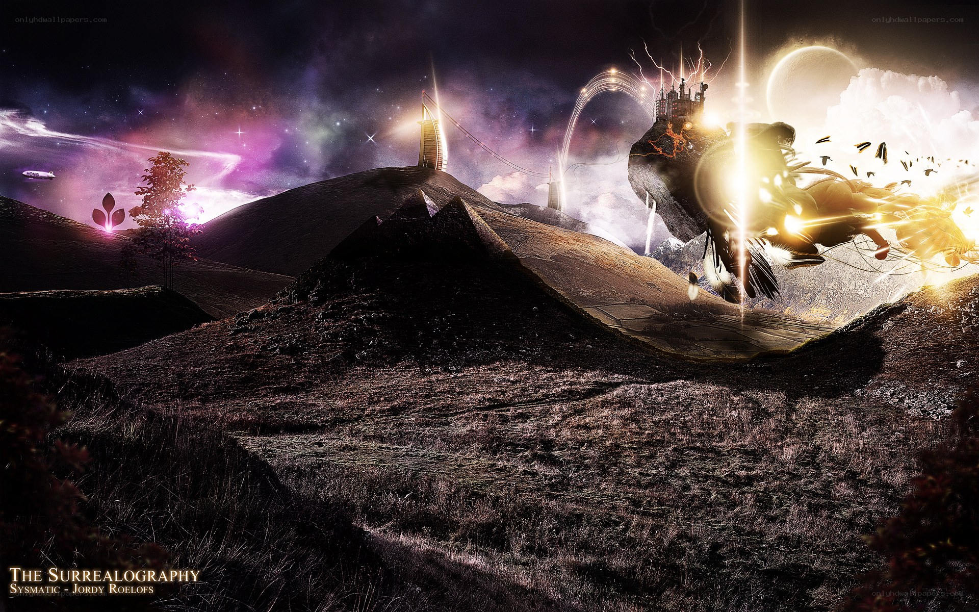 Surreal Fantasy Landscape