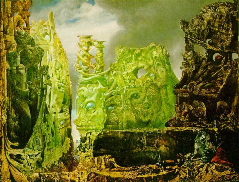 Surreal Green Landscape