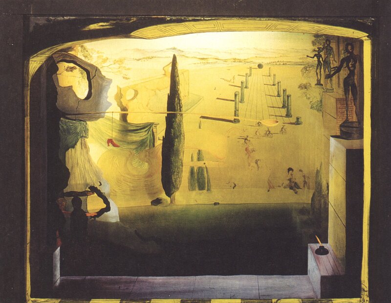 Surreal Landscape Painting — Yellow