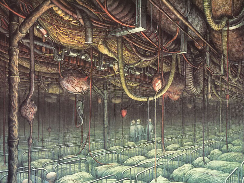 Surreal medical facility