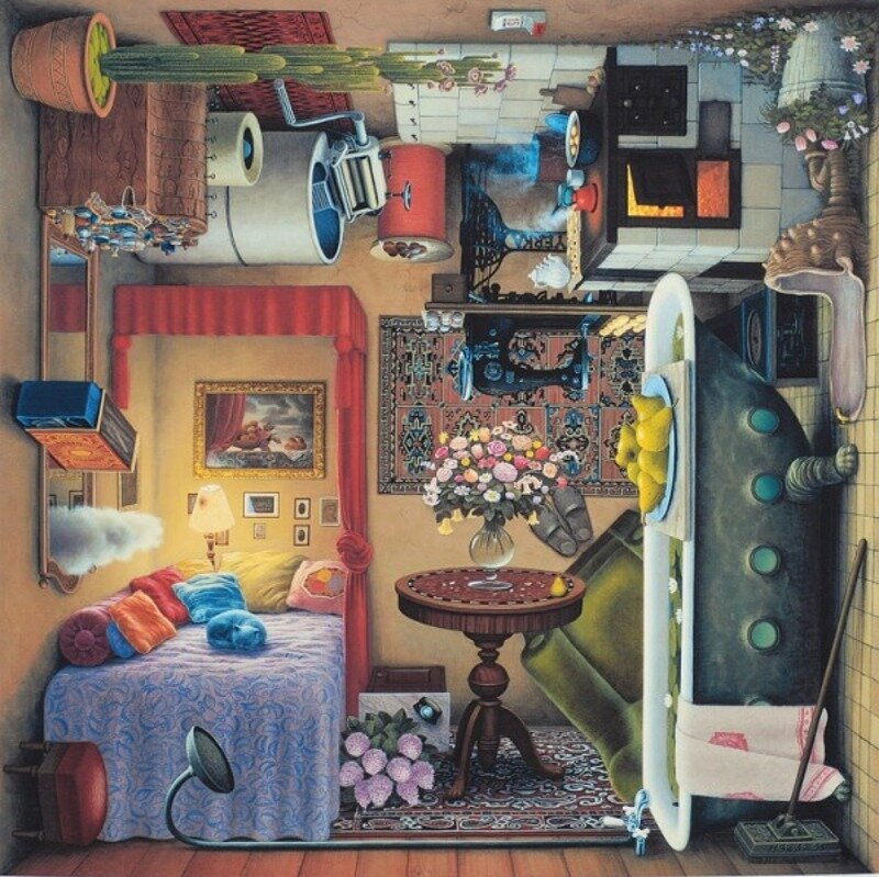 Surreal Room Interior