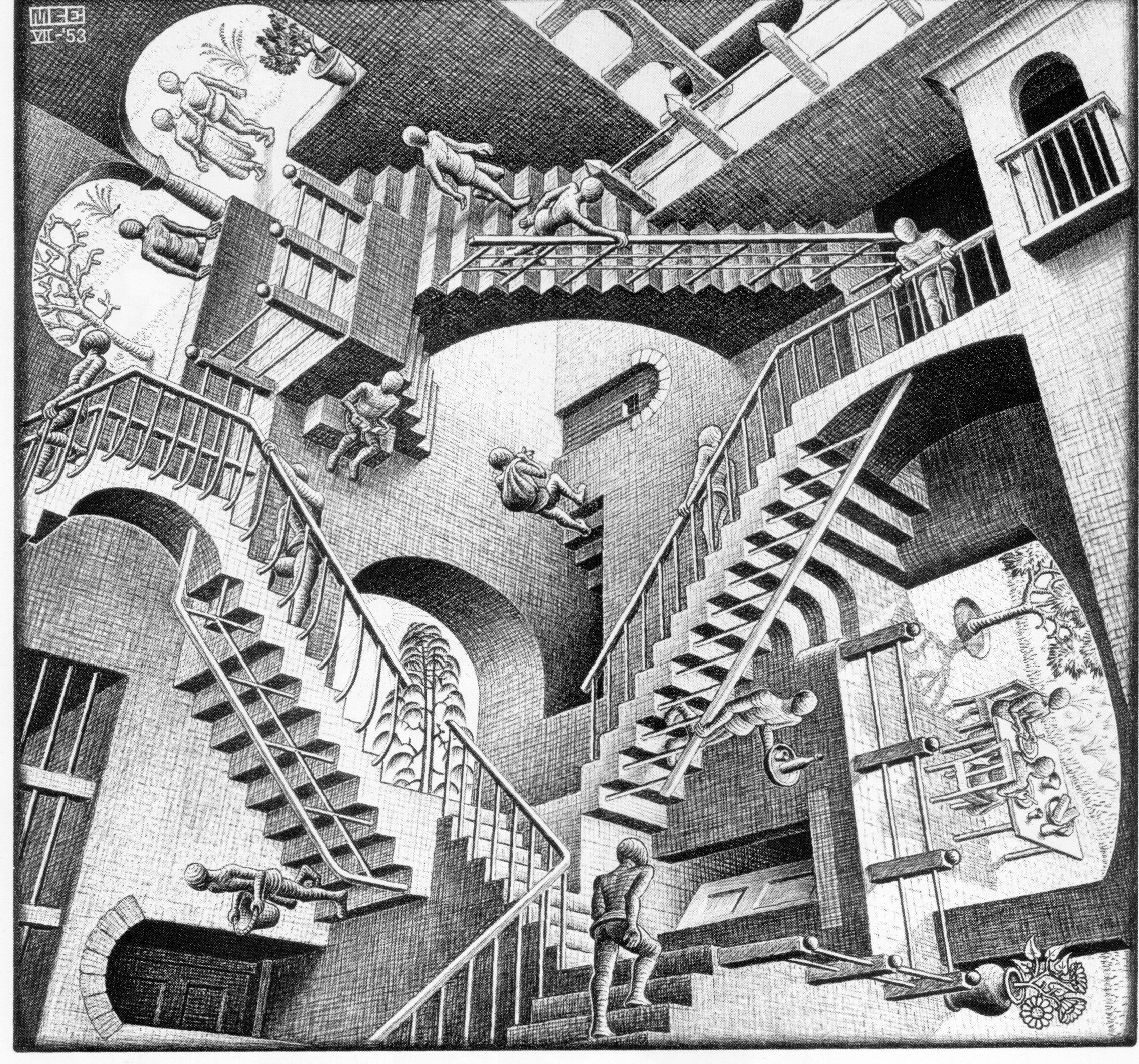 Surreal Staircase Illusion