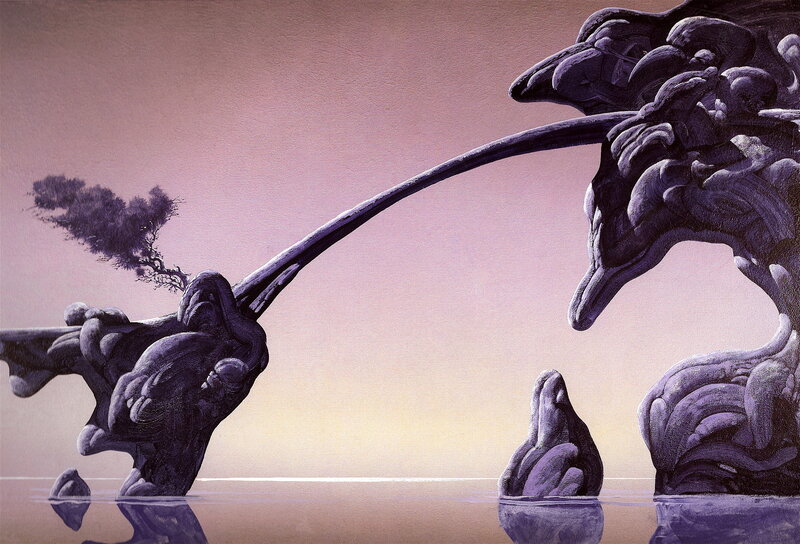 Surreal stone creatures