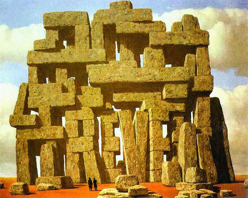 Surreal stone structure