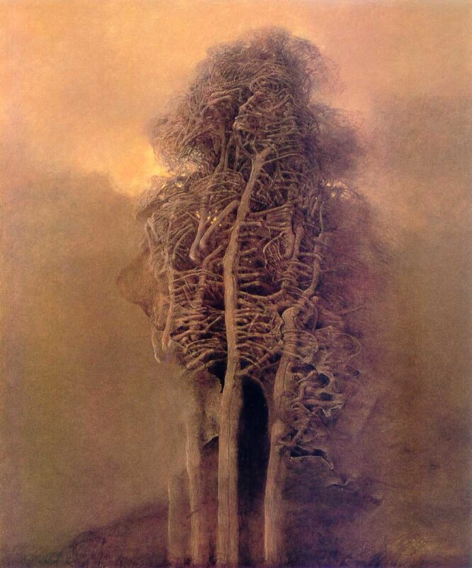 Surreal tree figure