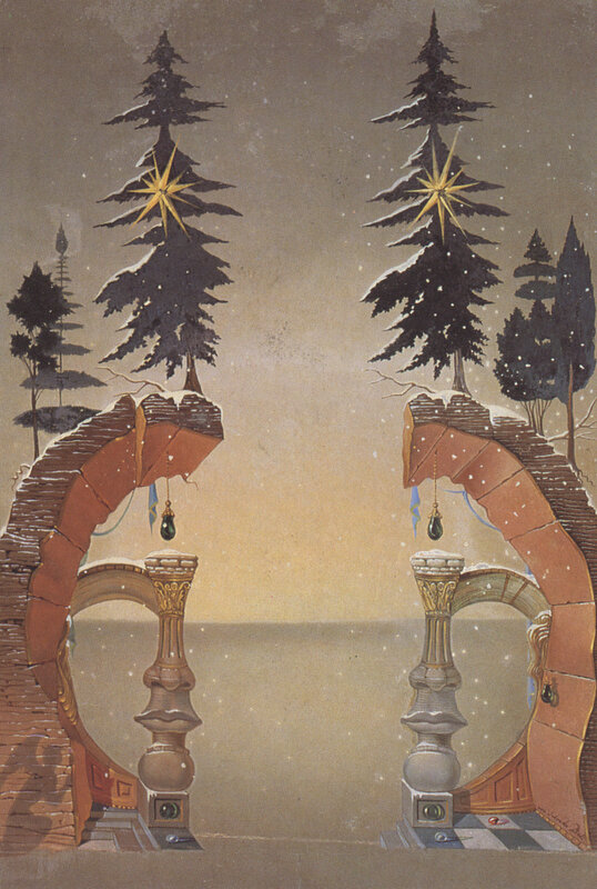 Surreal winter arches