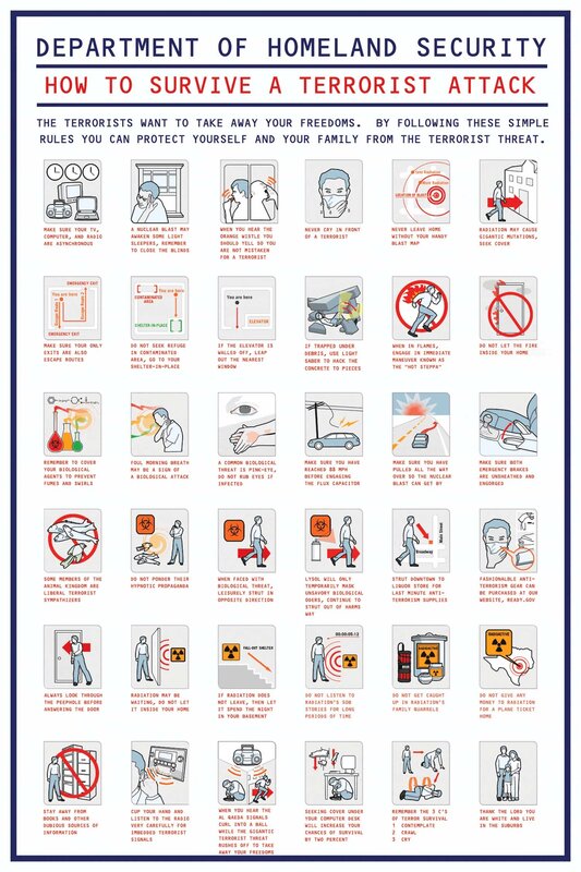 Survival guide for terrorist attack