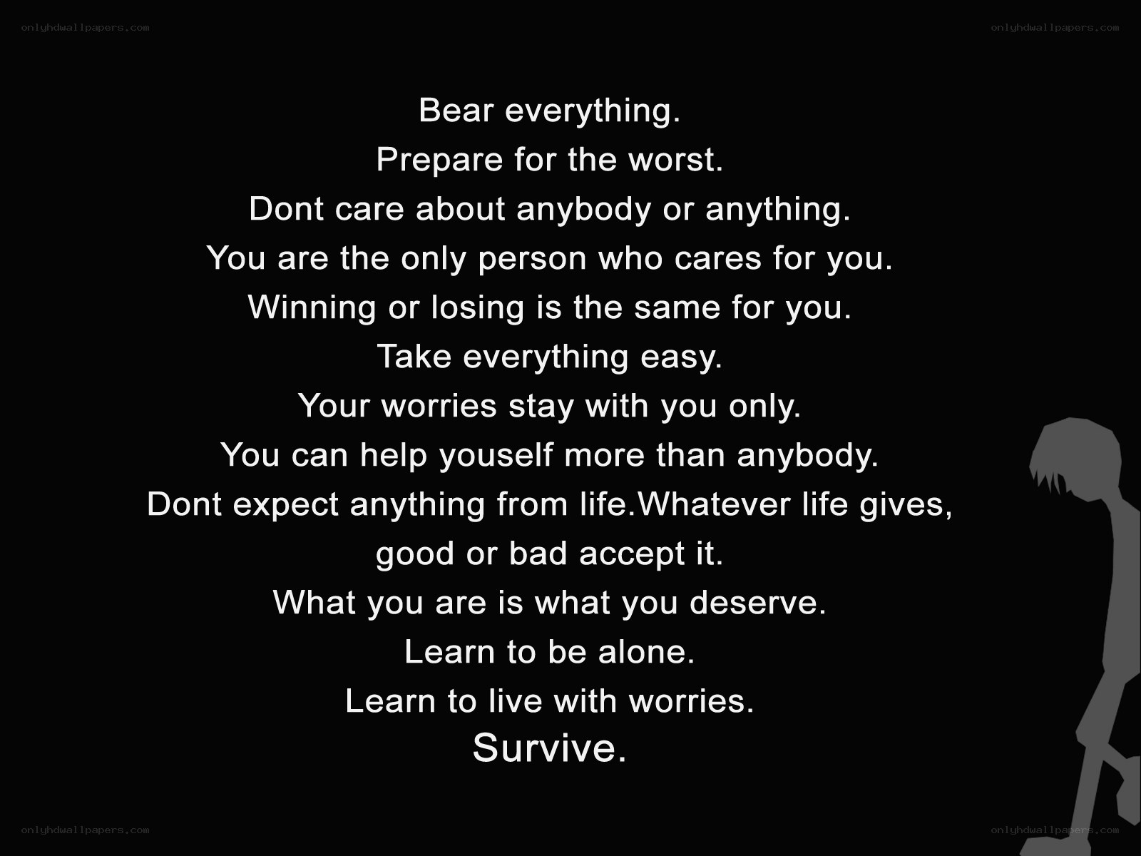 survival mindset text