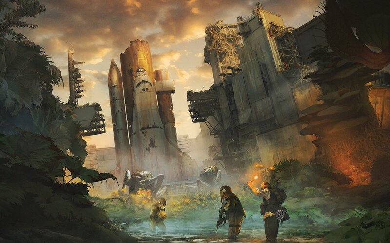 Survivors in Ruined Base
