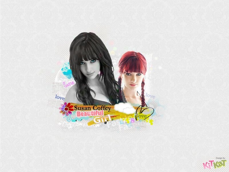 Susan Coffey beautiful girl collage