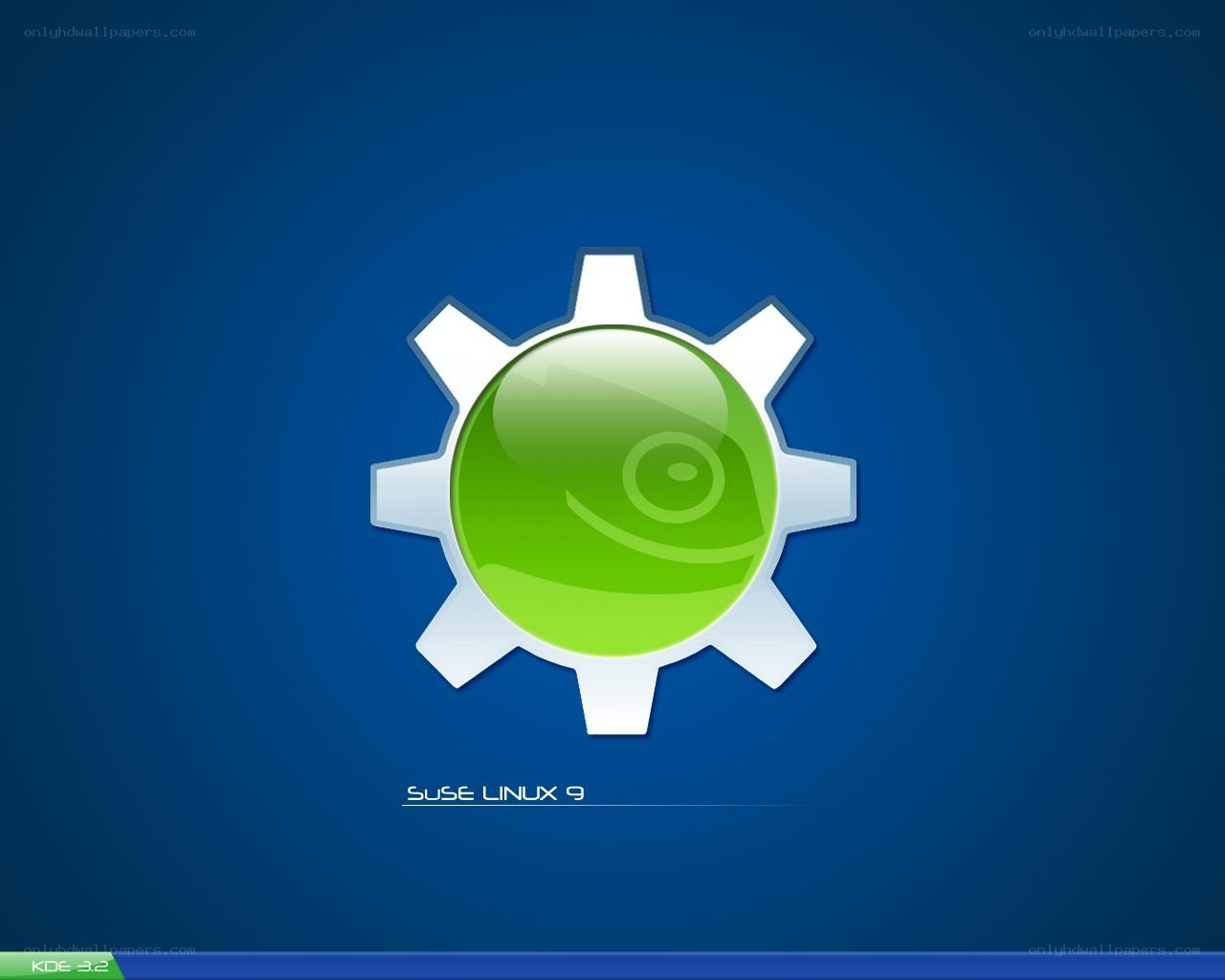 SUSE Linux 9 desktop logo