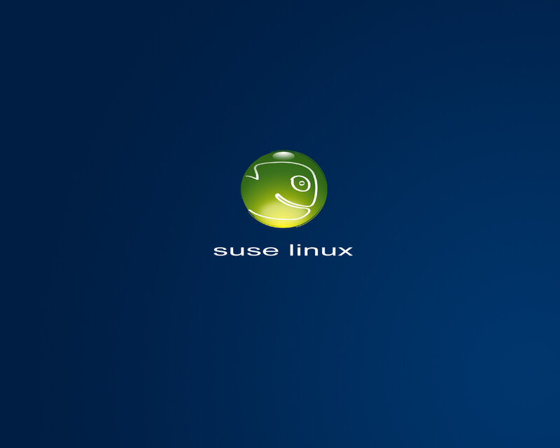 SUSE Linux logo on blue