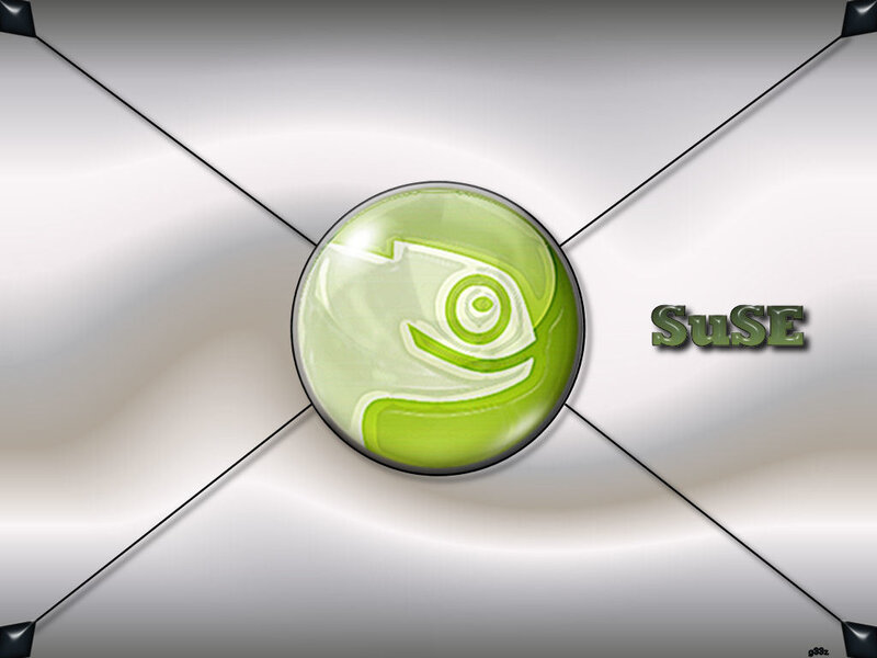 SuSE Linux logo wallpaper