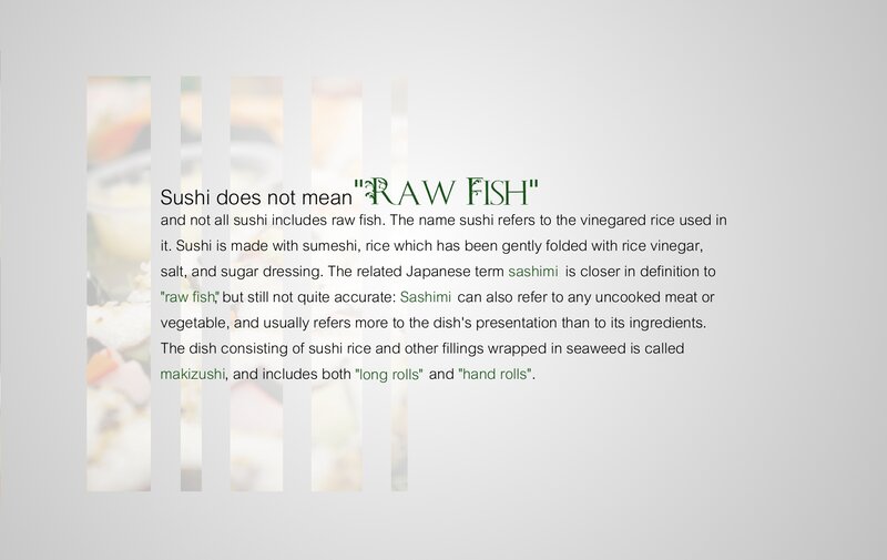 Sushi and Sashimi Explained