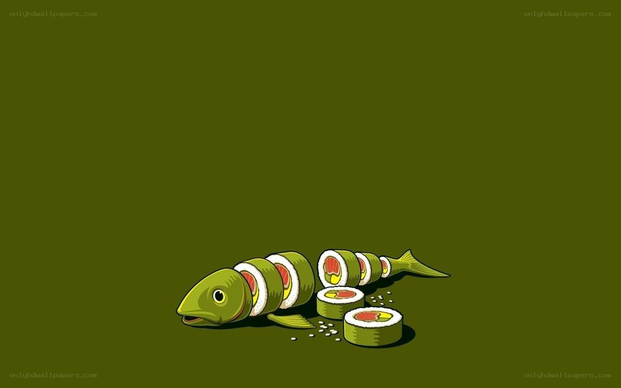 sushi fish illustration