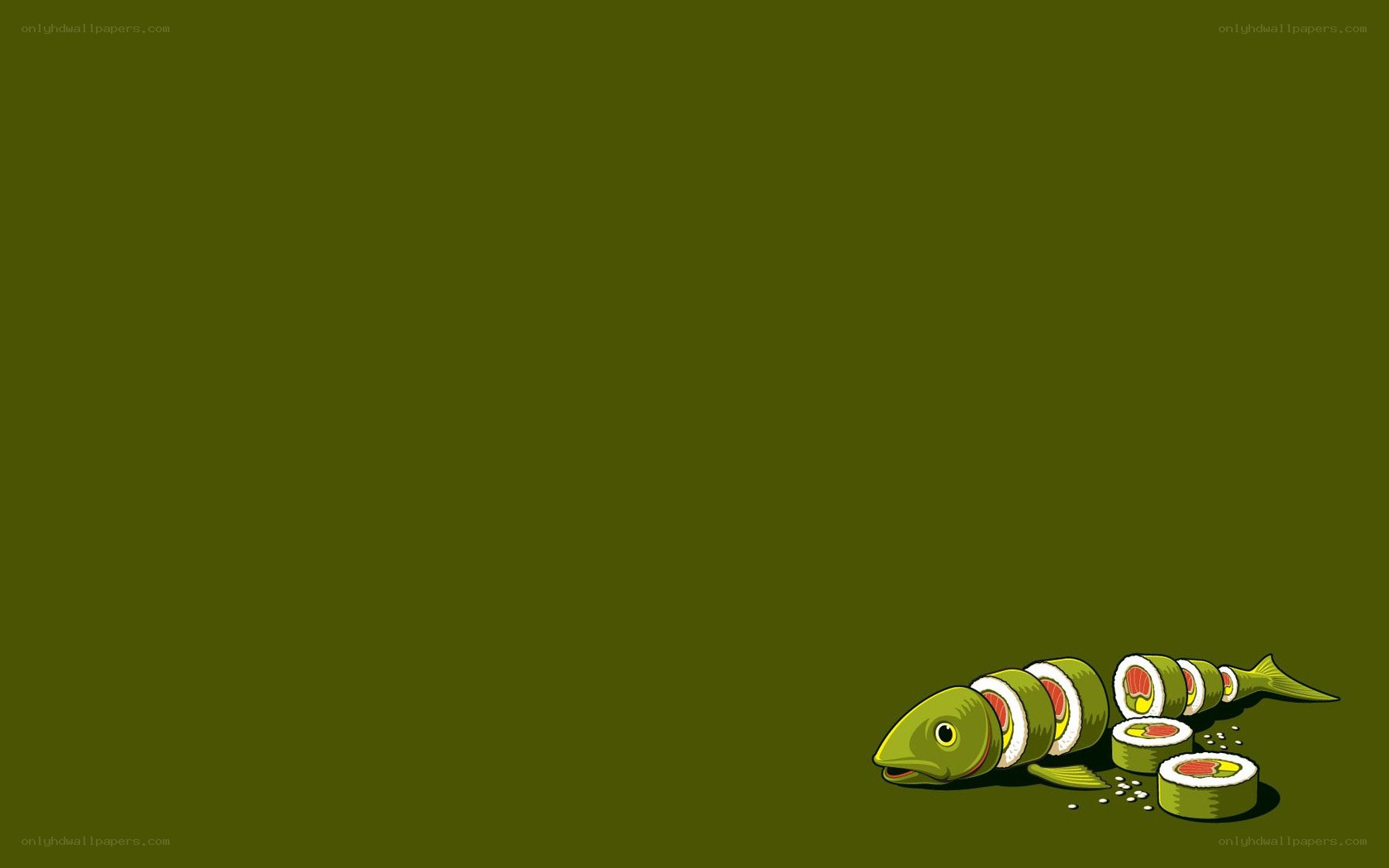 sushi fish illustration