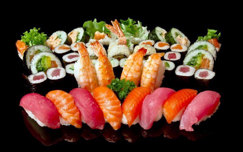 Sushi Platter — Black, Appetizing