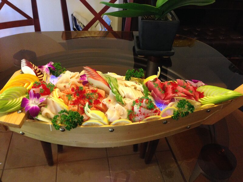 Sushi Platter in Boat
