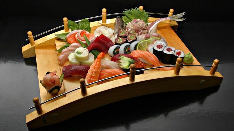 Sushi Platter on Boat