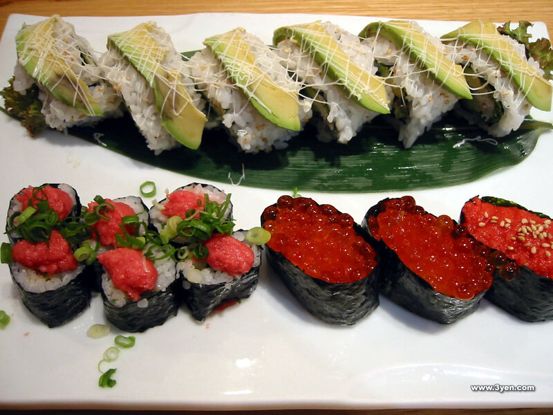 Sushi Platter on White Plate — Appetizing