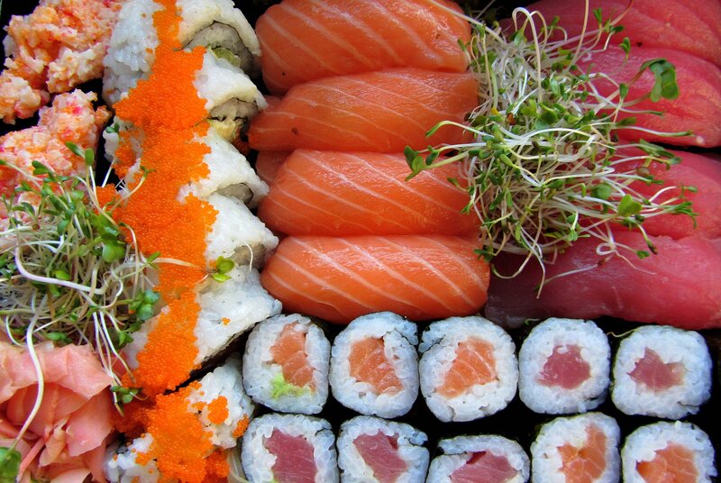 Sushi Platter — Orange