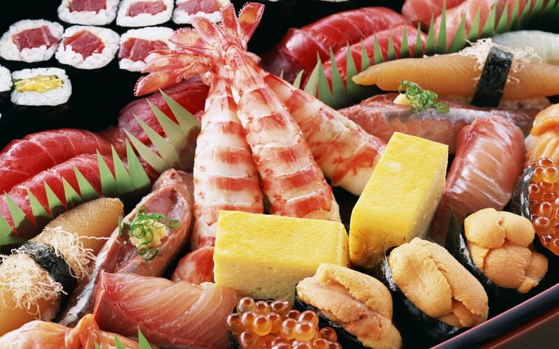 Sushi Platter — Red, Appetizing, Photograph