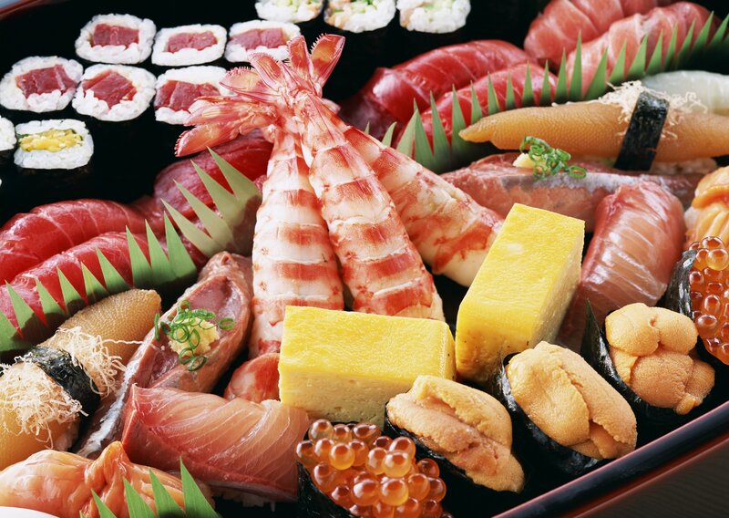 Sushi Platter — Red, Appetizing