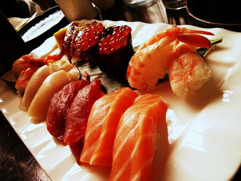 Sushi Platter — White, Appetizing, Photograph