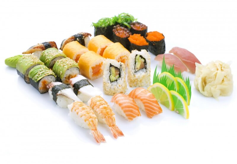 Sushi Platter — White, Clean