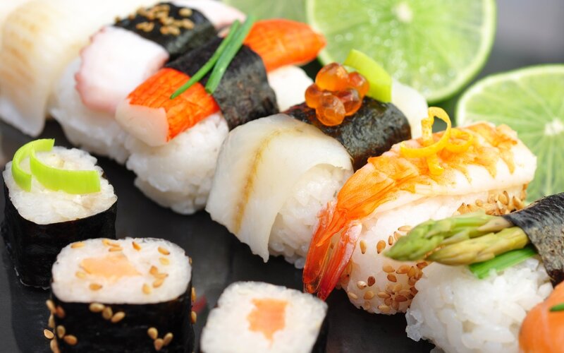 Sushi Platter — White, Fresh