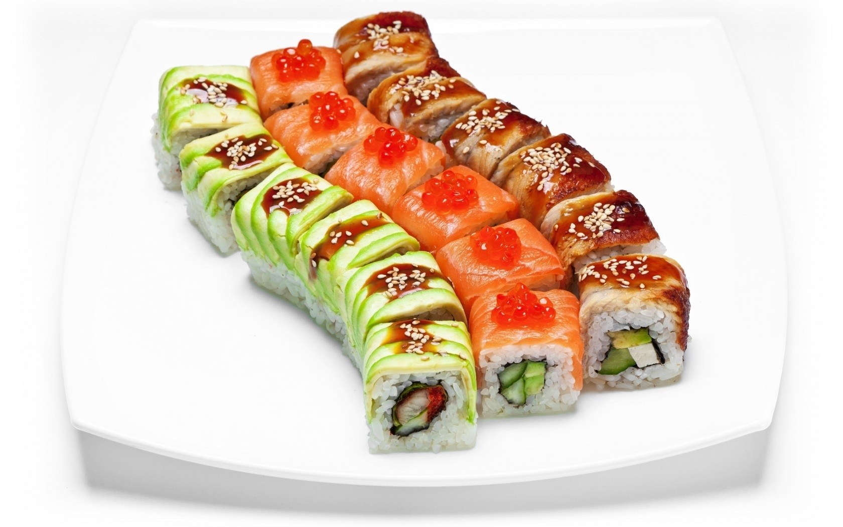 sushi roll assortment