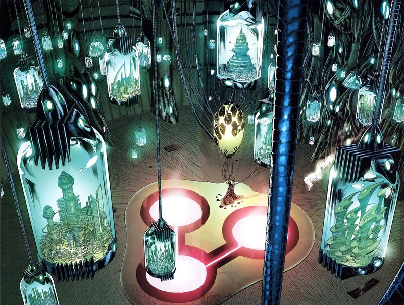 Suspended City Jars