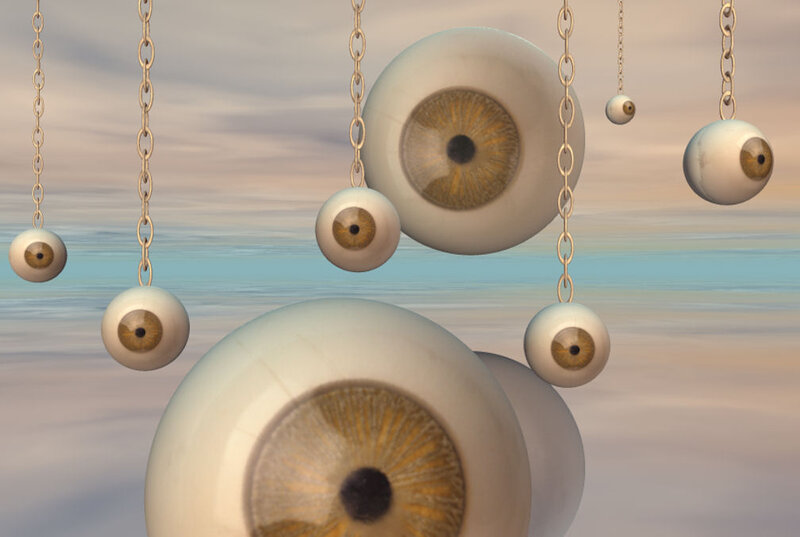 Suspended Eyeballs