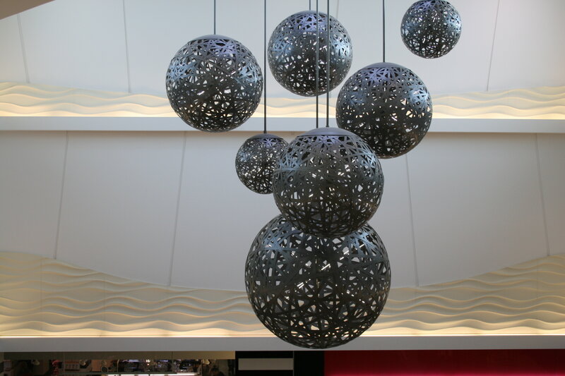 Suspended Spherical Lamps