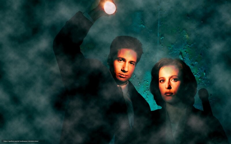 suspenseful couple in fog