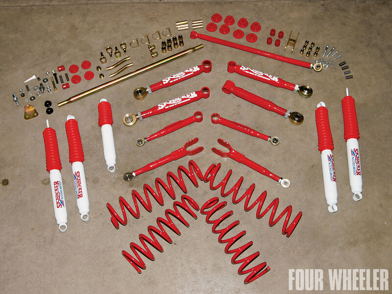 Suspension Parts on Floor